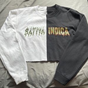 Brand is Dolls kill. Size is L USA. Color is black and white